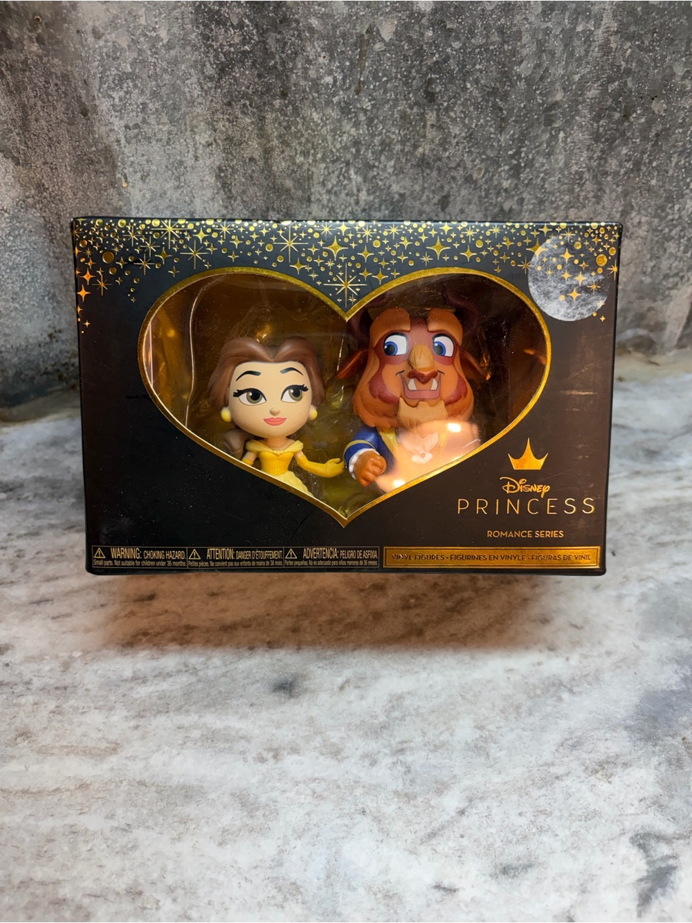 Disney Funko Princess Belle & Beast Vinyl Couple Romance Series